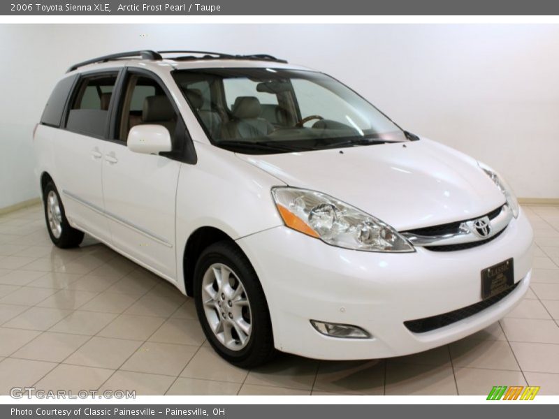 Arctic Frost Pearl / Taupe 2006 Toyota Sienna XLE