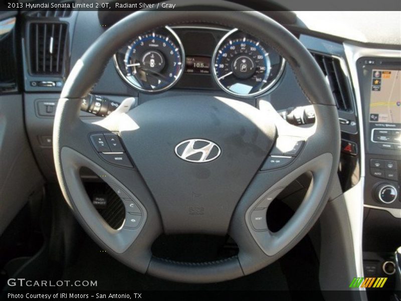 Radiant Silver / Gray 2013 Hyundai Sonata Limited 2.0T