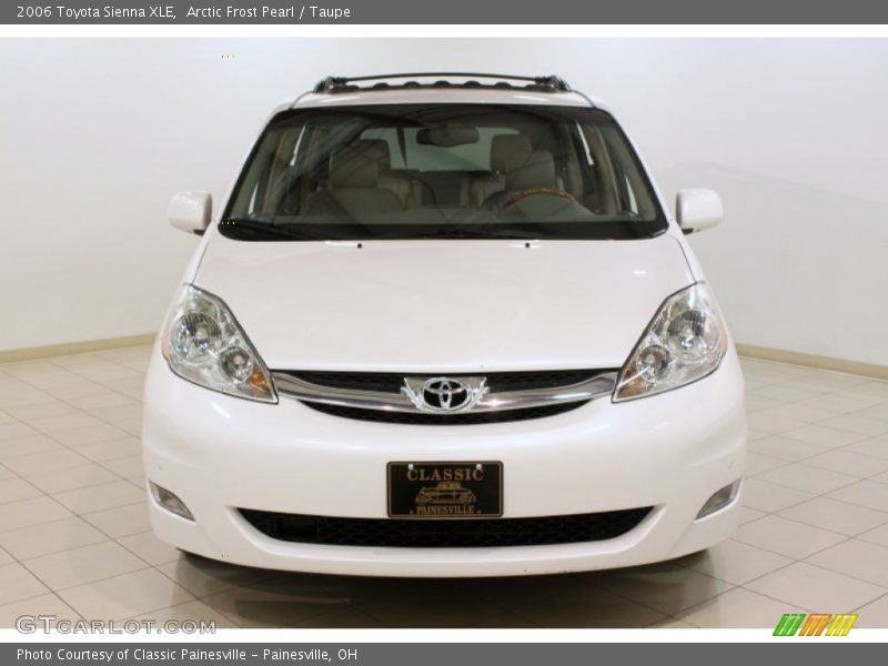 Arctic Frost Pearl / Taupe 2006 Toyota Sienna XLE