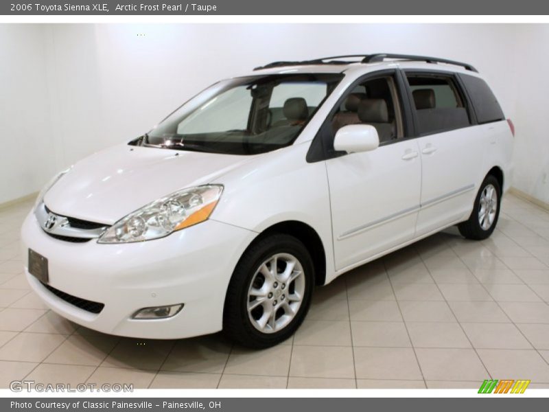 Arctic Frost Pearl / Taupe 2006 Toyota Sienna XLE