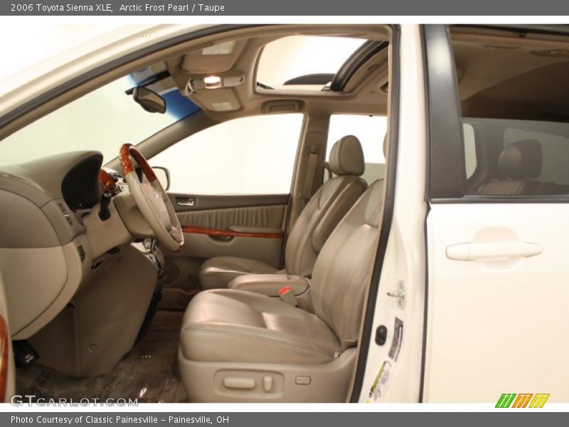 Arctic Frost Pearl / Taupe 2006 Toyota Sienna XLE