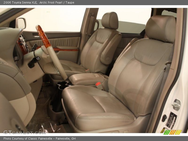 Arctic Frost Pearl / Taupe 2006 Toyota Sienna XLE