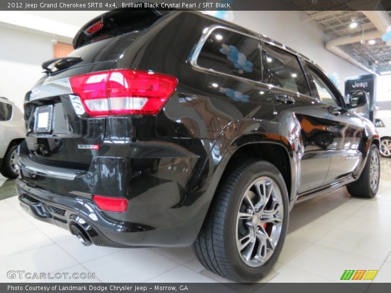 Brilliant Black Crystal Pearl / SRT Black 2012 Jeep Grand Cherokee SRT8 4x4