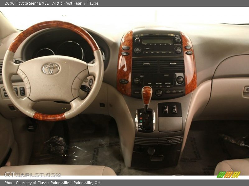 Arctic Frost Pearl / Taupe 2006 Toyota Sienna XLE