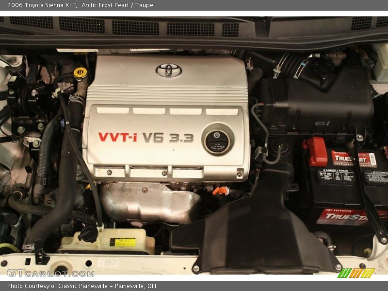 Arctic Frost Pearl / Taupe 2006 Toyota Sienna XLE