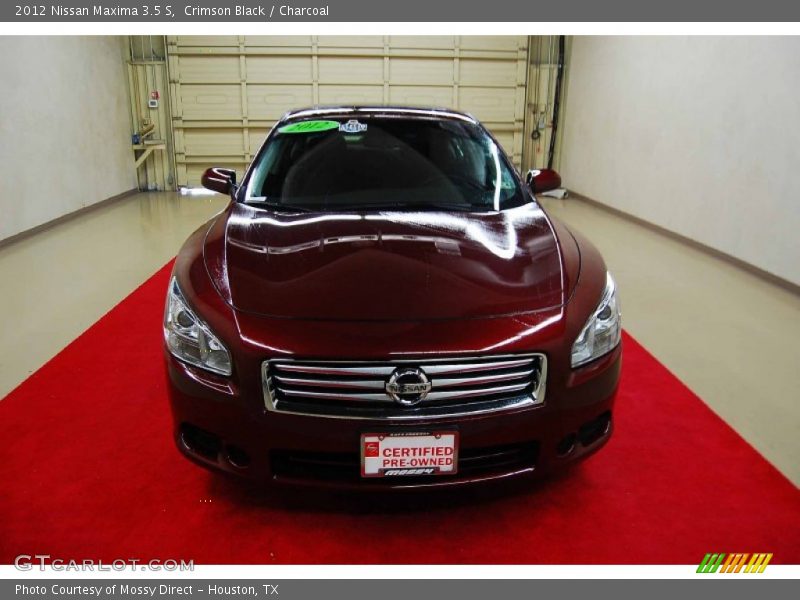 Crimson Black / Charcoal 2012 Nissan Maxima 3.5 S