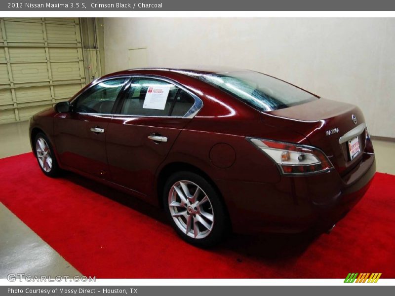 Crimson Black / Charcoal 2012 Nissan Maxima 3.5 S