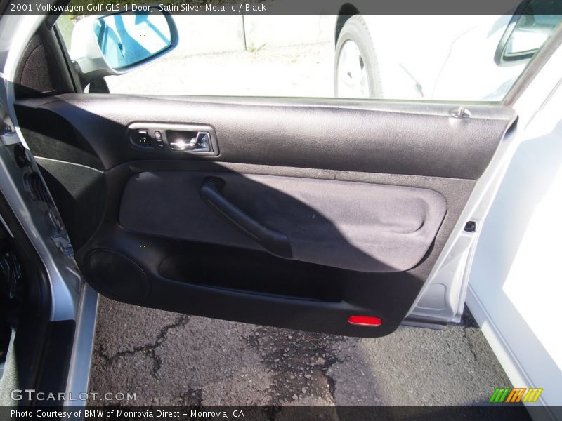 Satin Silver Metallic / Black 2001 Volkswagen Golf GLS 4 Door