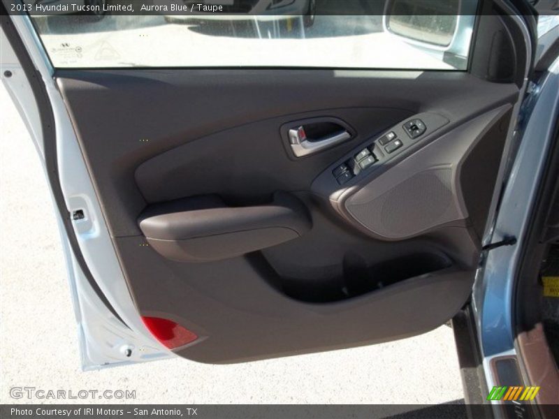 Aurora Blue / Taupe 2013 Hyundai Tucson Limited