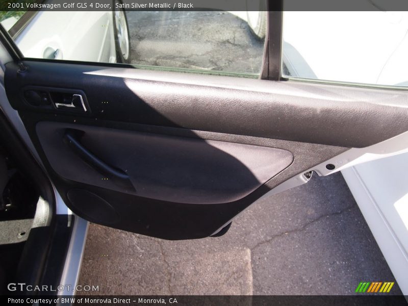 Satin Silver Metallic / Black 2001 Volkswagen Golf GLS 4 Door