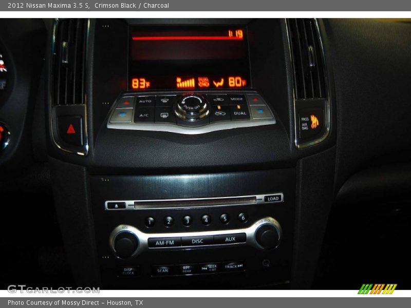 Crimson Black / Charcoal 2012 Nissan Maxima 3.5 S