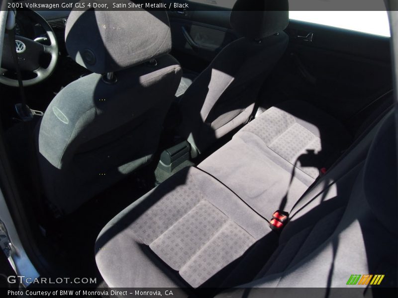 Satin Silver Metallic / Black 2001 Volkswagen Golf GLS 4 Door