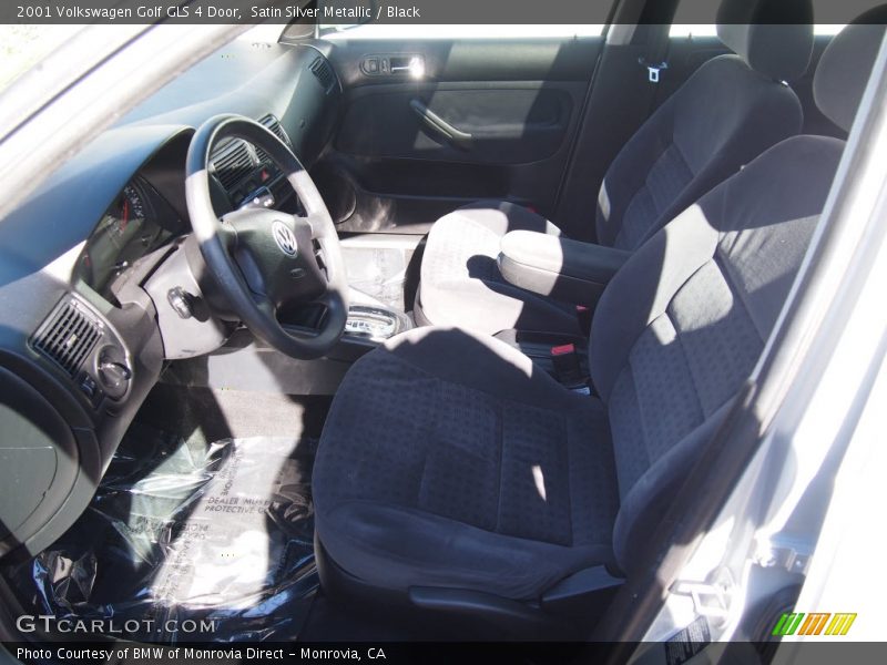Satin Silver Metallic / Black 2001 Volkswagen Golf GLS 4 Door