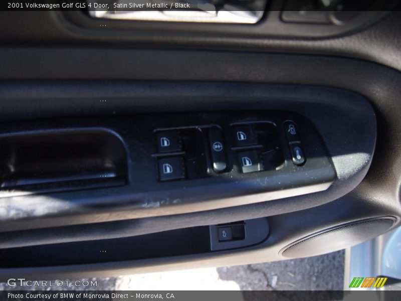 Satin Silver Metallic / Black 2001 Volkswagen Golf GLS 4 Door