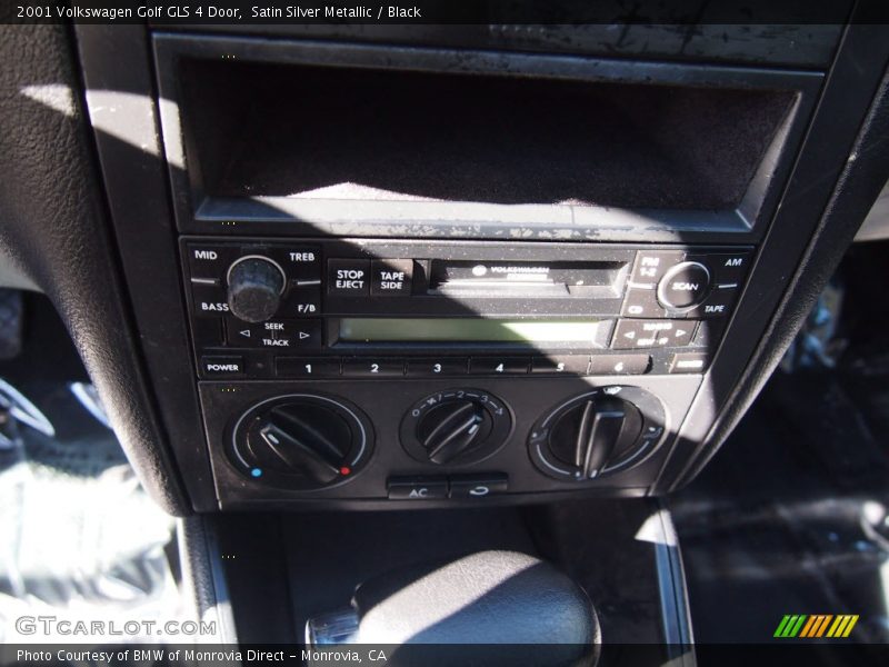Satin Silver Metallic / Black 2001 Volkswagen Golf GLS 4 Door
