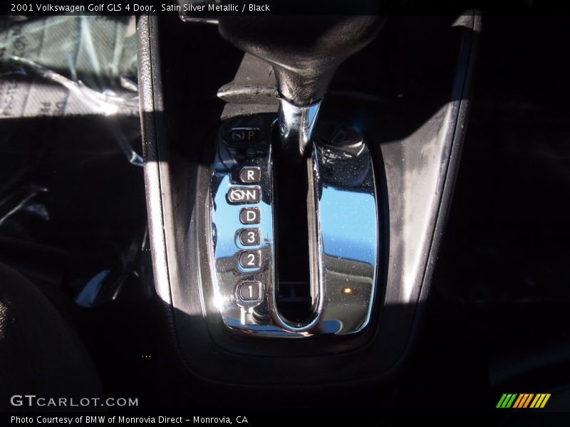 Satin Silver Metallic / Black 2001 Volkswagen Golf GLS 4 Door