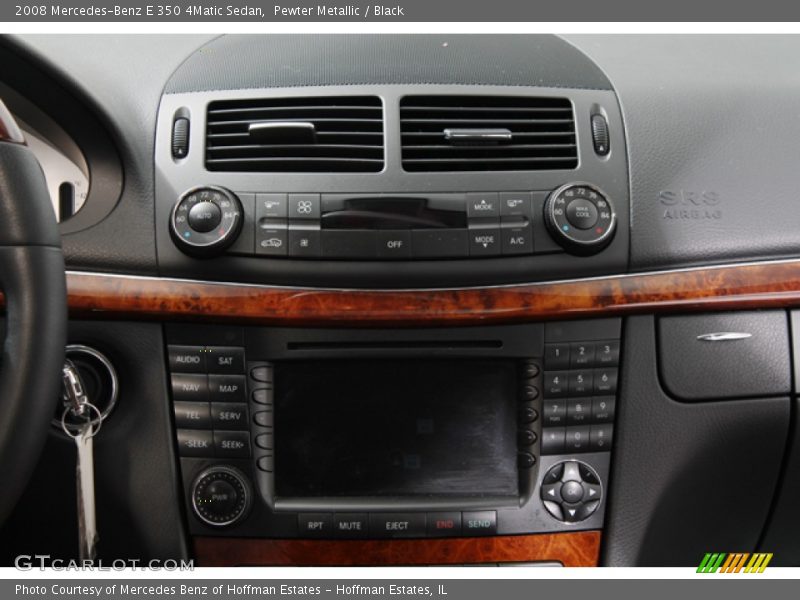Pewter Metallic / Black 2008 Mercedes-Benz E 350 4Matic Sedan