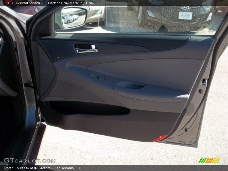 Harbor Gray Metallic / Gray 2013 Hyundai Sonata SE