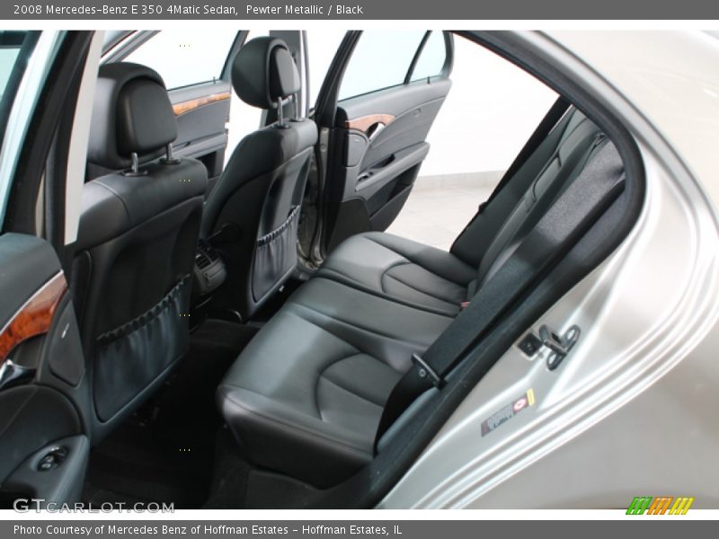Pewter Metallic / Black 2008 Mercedes-Benz E 350 4Matic Sedan