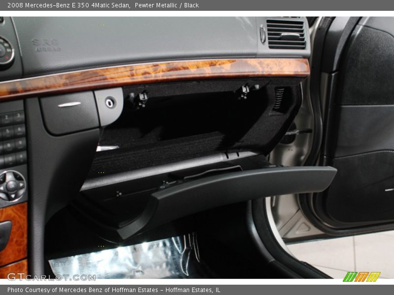 Pewter Metallic / Black 2008 Mercedes-Benz E 350 4Matic Sedan