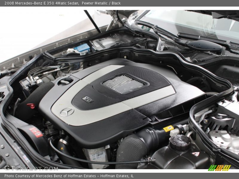 Pewter Metallic / Black 2008 Mercedes-Benz E 350 4Matic Sedan