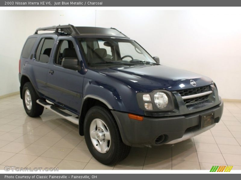 Just Blue Metallic / Charcoal 2003 Nissan Xterra XE V6