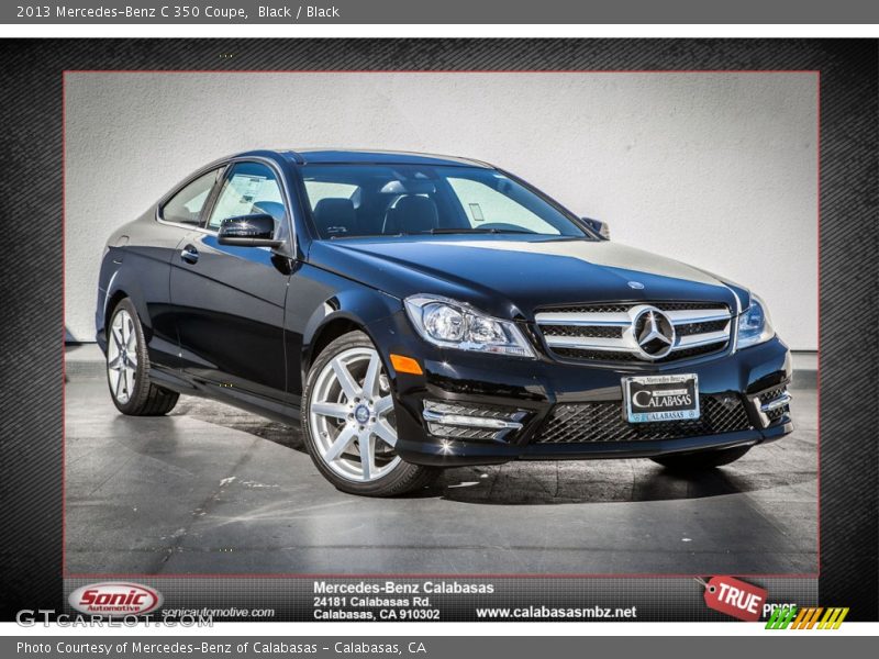 Black / Black 2013 Mercedes-Benz C 350 Coupe