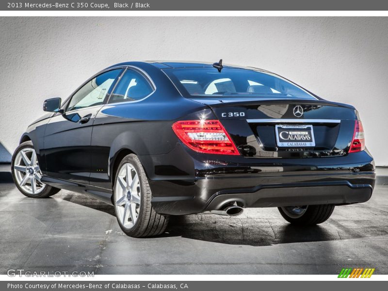 Black / Black 2013 Mercedes-Benz C 350 Coupe