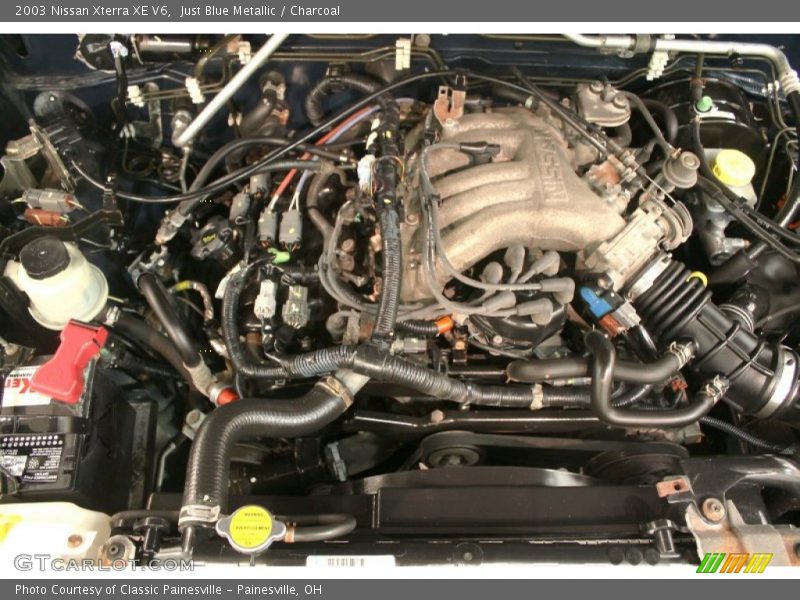 Just Blue Metallic / Charcoal 2003 Nissan Xterra XE V6
