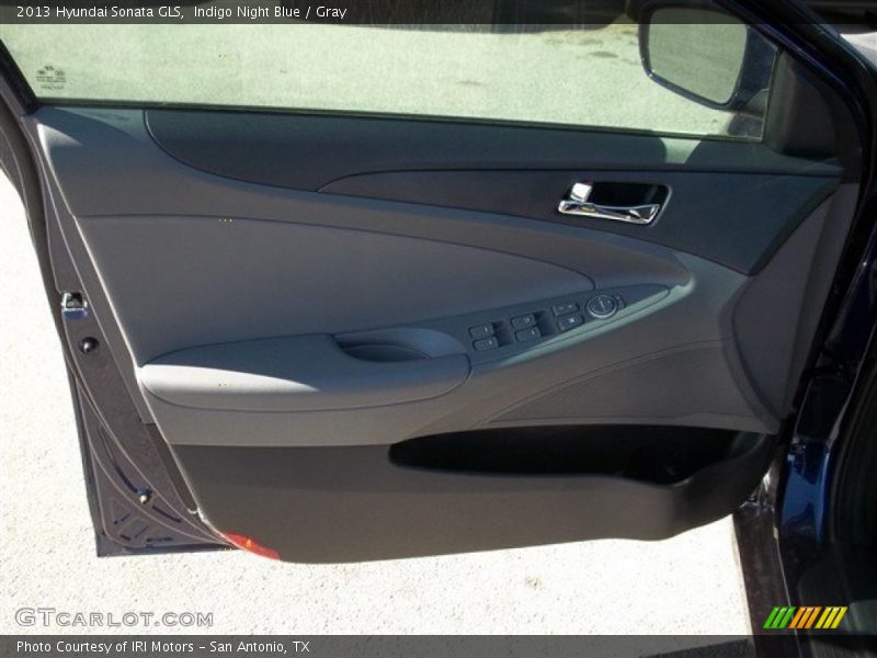Indigo Night Blue / Gray 2013 Hyundai Sonata GLS