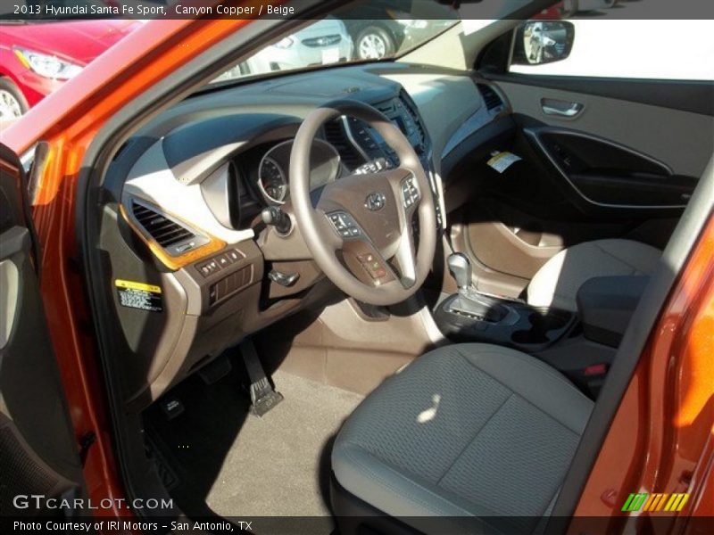 Canyon Copper / Beige 2013 Hyundai Santa Fe Sport