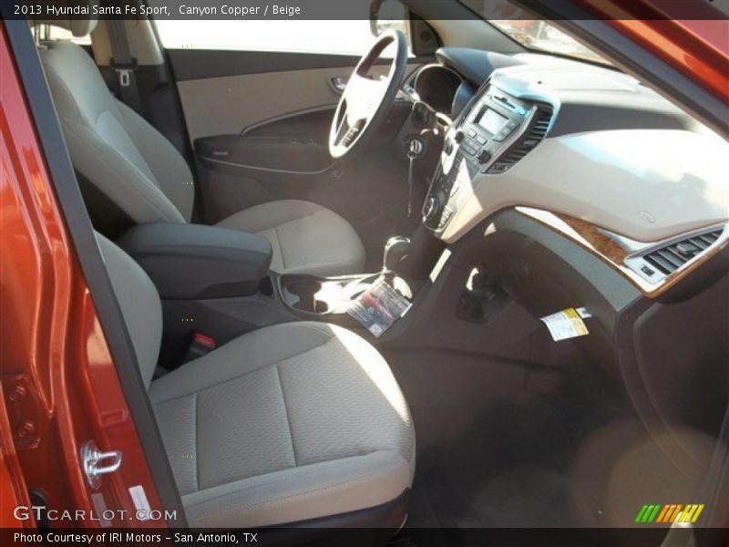 Canyon Copper / Beige 2013 Hyundai Santa Fe Sport