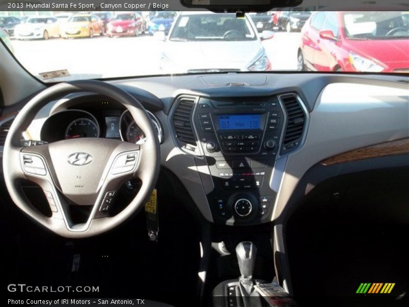 Canyon Copper / Beige 2013 Hyundai Santa Fe Sport