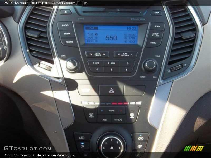 Canyon Copper / Beige 2013 Hyundai Santa Fe Sport