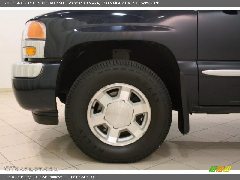 Deep Blue Metallic / Ebony Black 2007 GMC Sierra 1500 Classic SLE Extended Cab 4x4