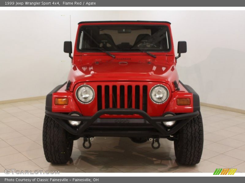 Flame Red / Agate 1999 Jeep Wrangler Sport 4x4