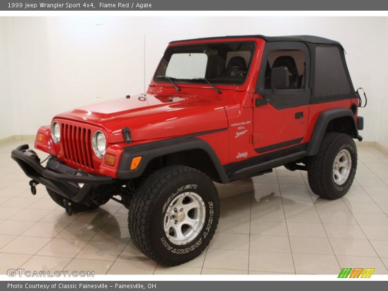 Flame Red / Agate 1999 Jeep Wrangler Sport 4x4