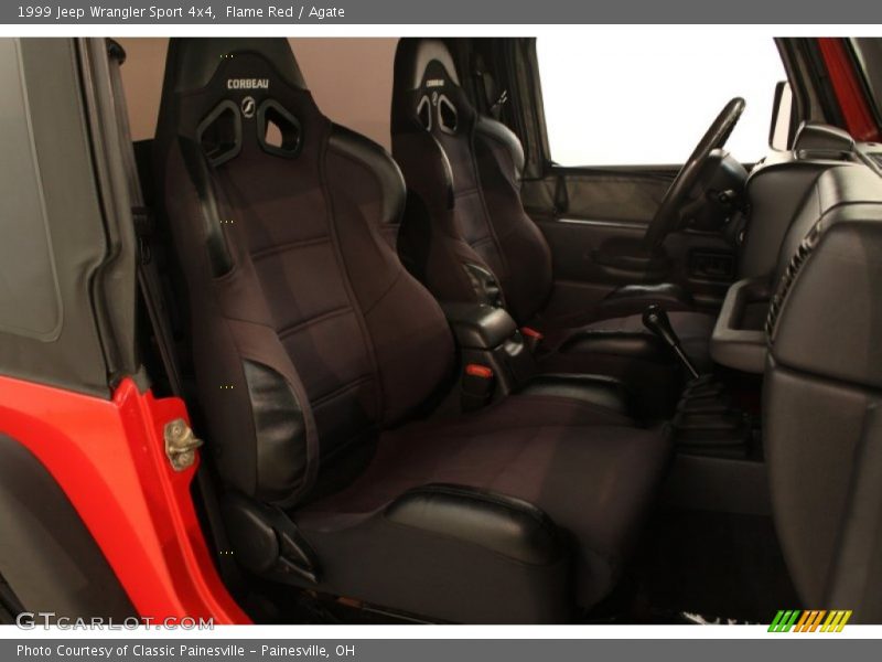 Flame Red / Agate 1999 Jeep Wrangler Sport 4x4