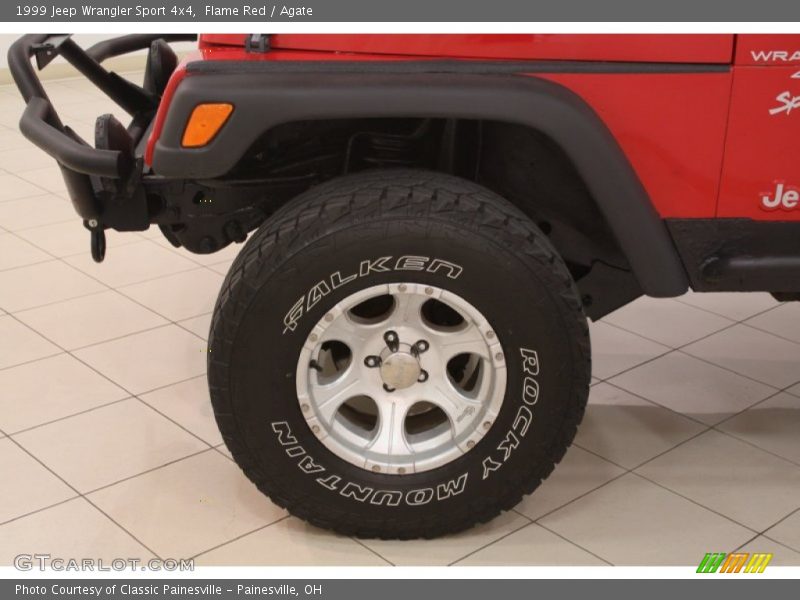 Custom Wheels of 1999 Wrangler Sport 4x4
