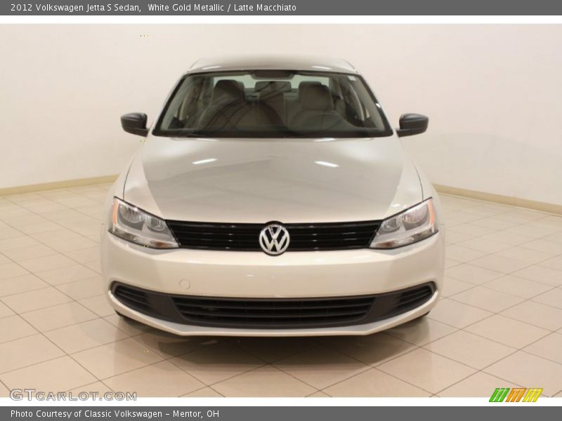 White Gold Metallic / Latte Macchiato 2012 Volkswagen Jetta S Sedan