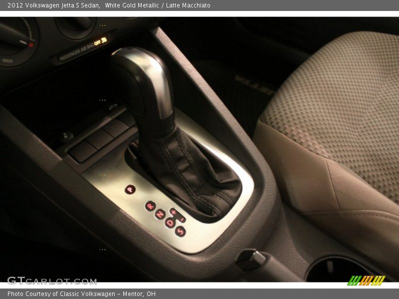 White Gold Metallic / Latte Macchiato 2012 Volkswagen Jetta S Sedan