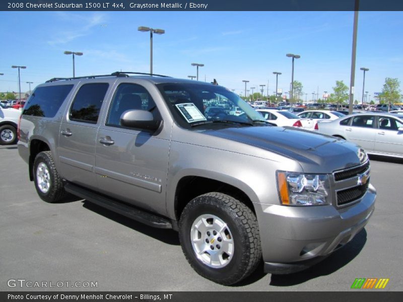 Graystone Metallic / Ebony 2008 Chevrolet Suburban 1500 LT 4x4
