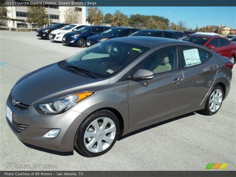 Desert Bronze / Beige 2013 Hyundai Elantra Limited