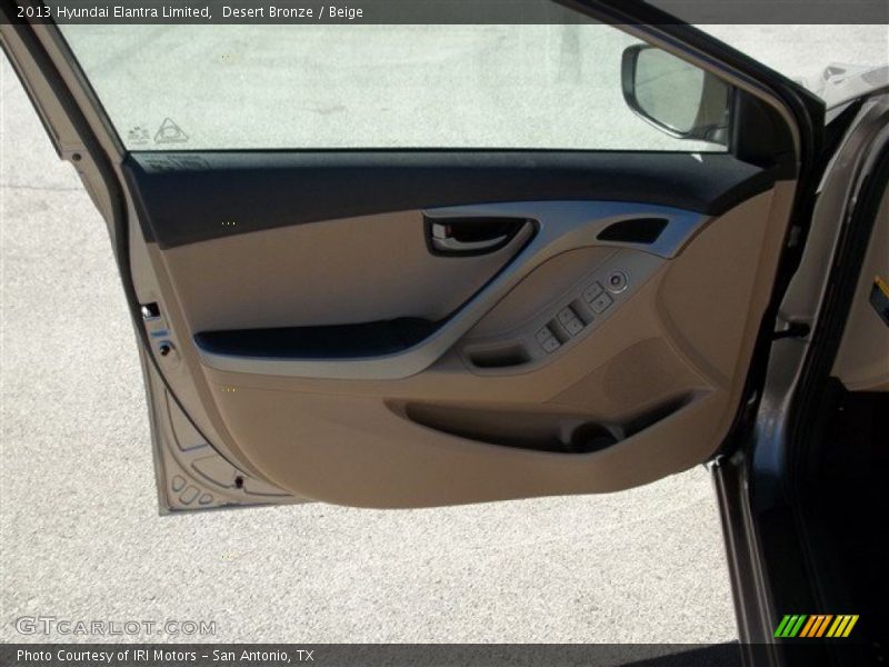 Desert Bronze / Beige 2013 Hyundai Elantra Limited