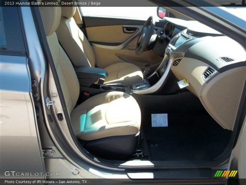Desert Bronze / Beige 2013 Hyundai Elantra Limited