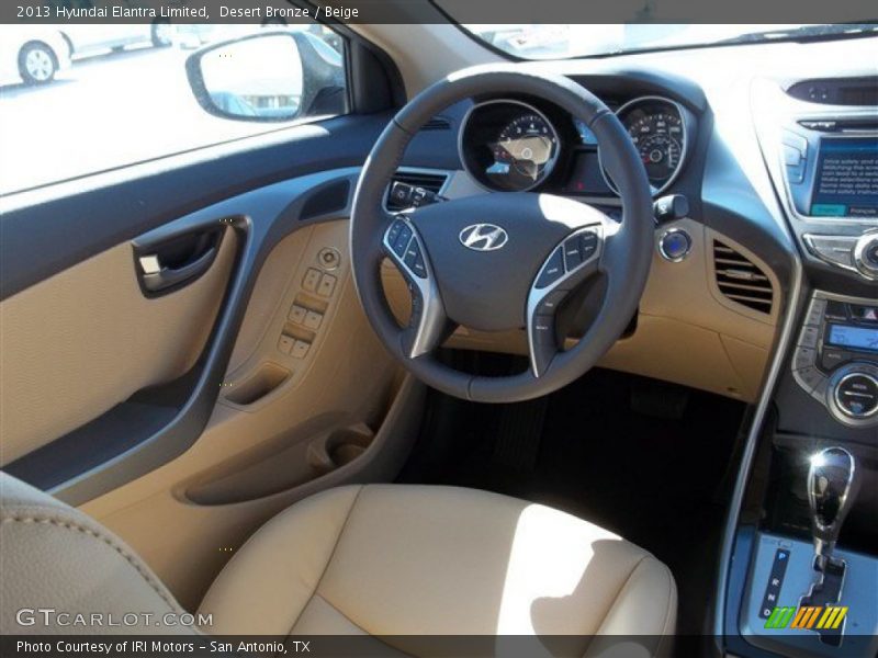 Desert Bronze / Beige 2013 Hyundai Elantra Limited