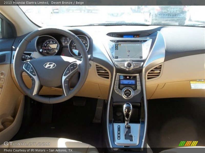 Desert Bronze / Beige 2013 Hyundai Elantra Limited