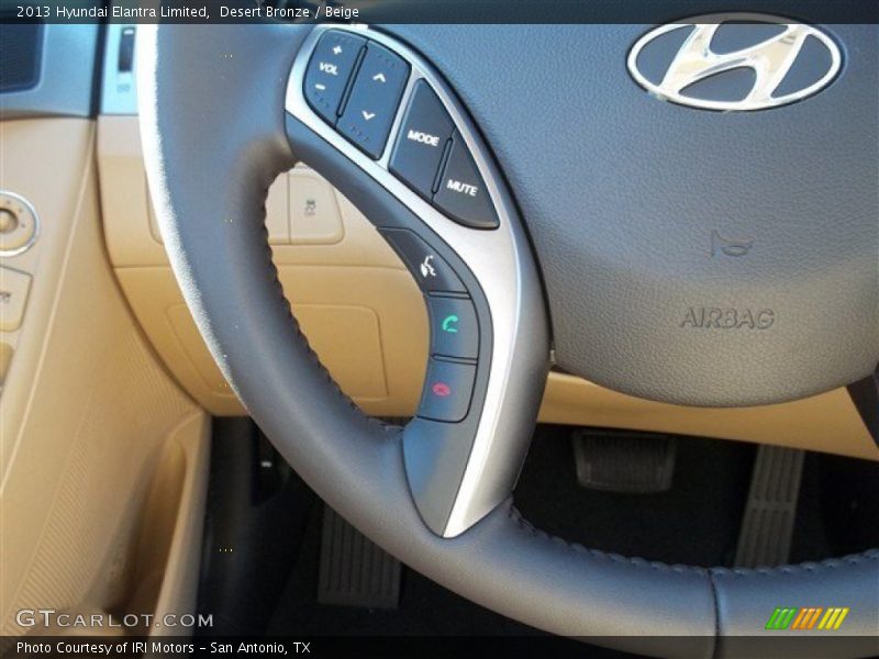 Desert Bronze / Beige 2013 Hyundai Elantra Limited