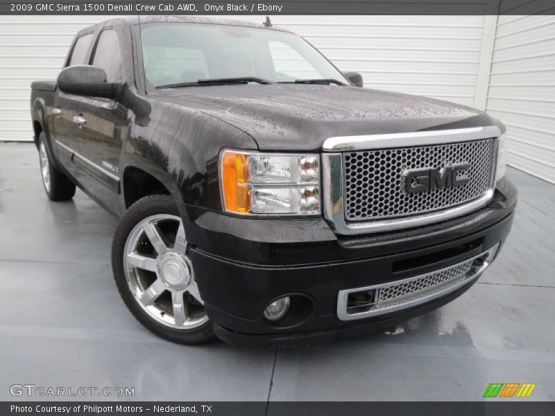 Onyx Black / Ebony 2009 GMC Sierra 1500 Denali Crew Cab AWD