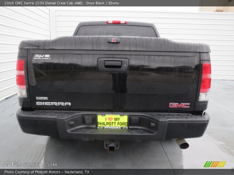 Onyx Black / Ebony 2009 GMC Sierra 1500 Denali Crew Cab AWD